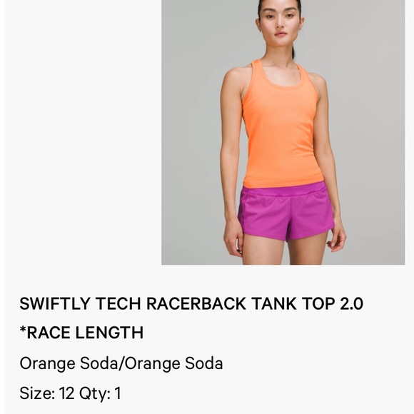 Lululemon Size 12 Tank new with tags - Picture 1 of 3